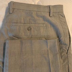 Banana Republic Gray Plaid Dress Pants